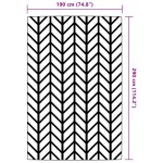 vidaXL Covor de exterior, ARAKIL gri, 190x290 cm, PP vidaXL Covor de exterior, ARAKIL gri, 190x290 cm, PP