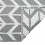 vidaXL Covor de exterior, ARAKIL gri, 140x200 cm, PP vidaXL Covor de exterior, ARAKIL gri, 140x200 cm, PP