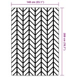 vidaXL Covor de exterior, ARAKIL gri, 140x200 cm, PP vidaXL Covor de exterior, ARAKIL gri, 140x200 cm, PP