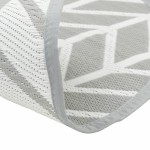 vidaXL Covor de exterior, ARAKIL gri, Ø120 cm, PP