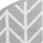 vidaXL Covor de exterior, ARAKIL gri, Ø120 cm, PP