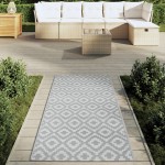 vidaXL Covor de exterior, ARAKIL gri, 80x150 cm, PP vidaXL Covor de exterior, ARAKIL gri, 80x150 cm, PP