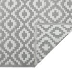 vidaXL Covor de exterior, ARAKIL gri, 80x150 cm, PP vidaXL Covor de exterior, ARAKIL gri, 80x150 cm, PP
