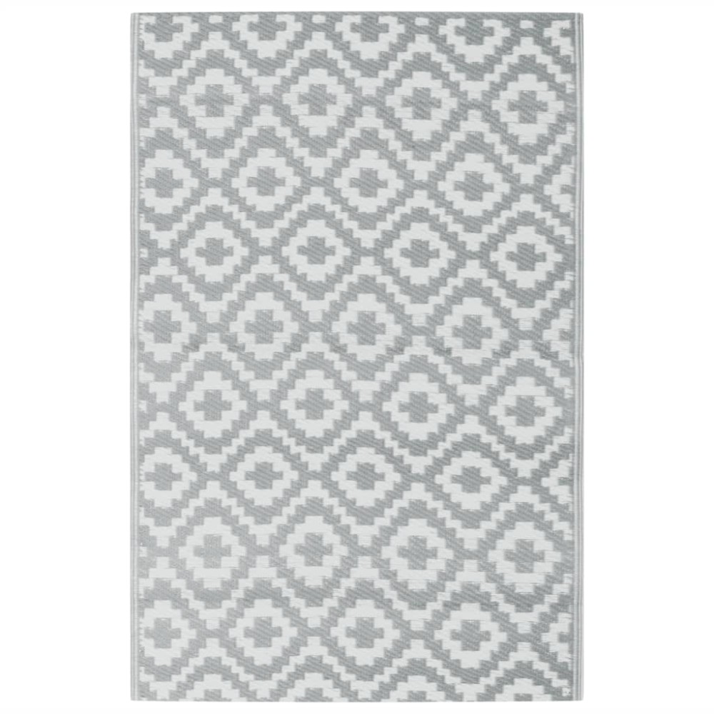 vidaXL Covor de exterior, ARAKIL gri, 190x290 cm, PP