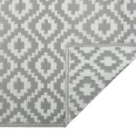 vidaXL Covor de exterior, ARAKIL gri, 190x290 cm, PP vidaXL Covor de exterior, ARAKIL gri, 190x290 cm, PP