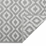 vidaXL Covor de exterior, ARAKIL gri, 80x250 cm, PP vidaXL Covor de exterior, ARAKIL gri, 80x250 cm, PP
