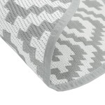 vidaXL Covor de exterior, ARAKIL gri, Ø200 cm, PP vidaXL Covor de exterior, ARAKIL gri, Ø200 cm, PP