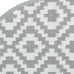 vidaXL Covor de exterior, ARAKIL gri, Ø200 cm, PP vidaXL Covor de exterior, ARAKIL gri, Ø200 cm, PP