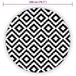 vidaXL Covor de exterior, ARAKIL gri, Ø200 cm, PP vidaXL Covor de exterior, ARAKIL gri, Ø200 cm, PP