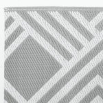 vidaXL Covor de exterior, ARAKIL gri, 190x290 cm, PP vidaXL Covor de exterior, ARAKIL gri, 190x290 cm, PP