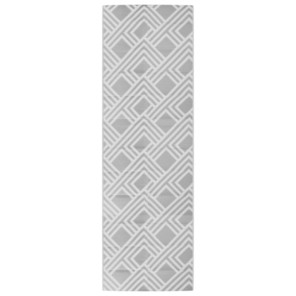 vidaXL Covor de exterior, ARAKIL gri, 80x250 cm, PP