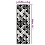 vidaXL Covor de exterior, ARAKIL gri, 80x250 cm, PP vidaXL Covor de exterior, ARAKIL gri, 80x250 cm, PP