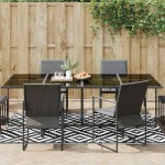 vidaXL Covor de exterior, ARAKIL alb și negru, 160x230 cm, PP vidaXL Covor de exterior, ARAKIL alb și negru, 160x230 cm, PP