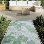 vidaXL Covor de exterior, ARAKIL Verde, 120x180 cm, PP vidaXL Covor de exterior, ARAKIL Verde, 120x180 cm, PP