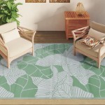 vidaXL Covor de exterior, ARAKIL Verde, 160x230 cm, PP vidaXL Covor de exterior, ARAKIL Verde, 160x230 cm, PP