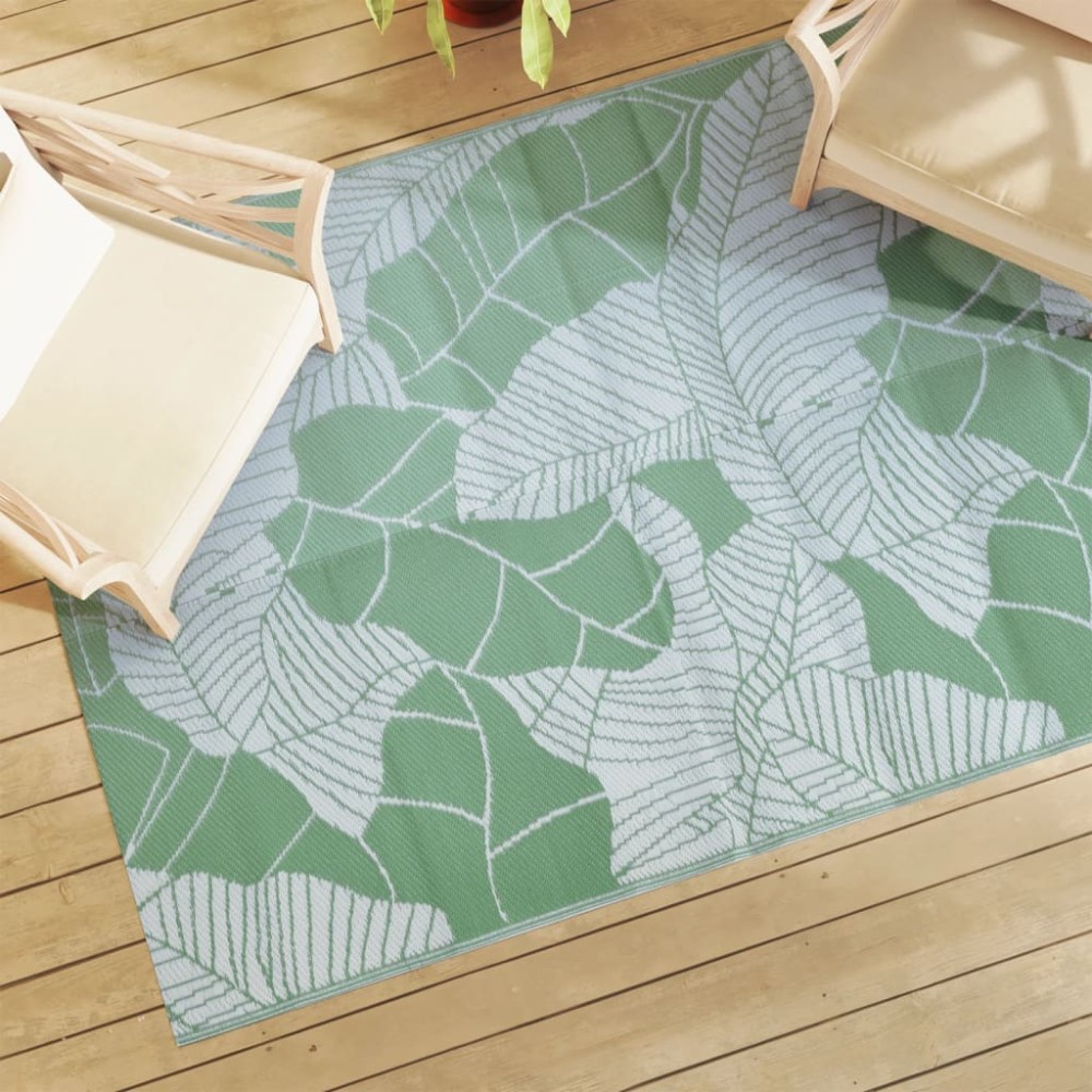 vidaXL Covor de exterior, ARAKIL verde, 140x200 cm, PP