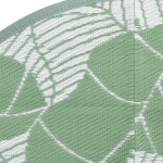 vidaXL Covor de exterior, ARAKIL verde, Ø120 cm, PP