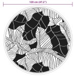vidaXL Covor de exterior, ARAKIL verde, Ø120 cm, PP