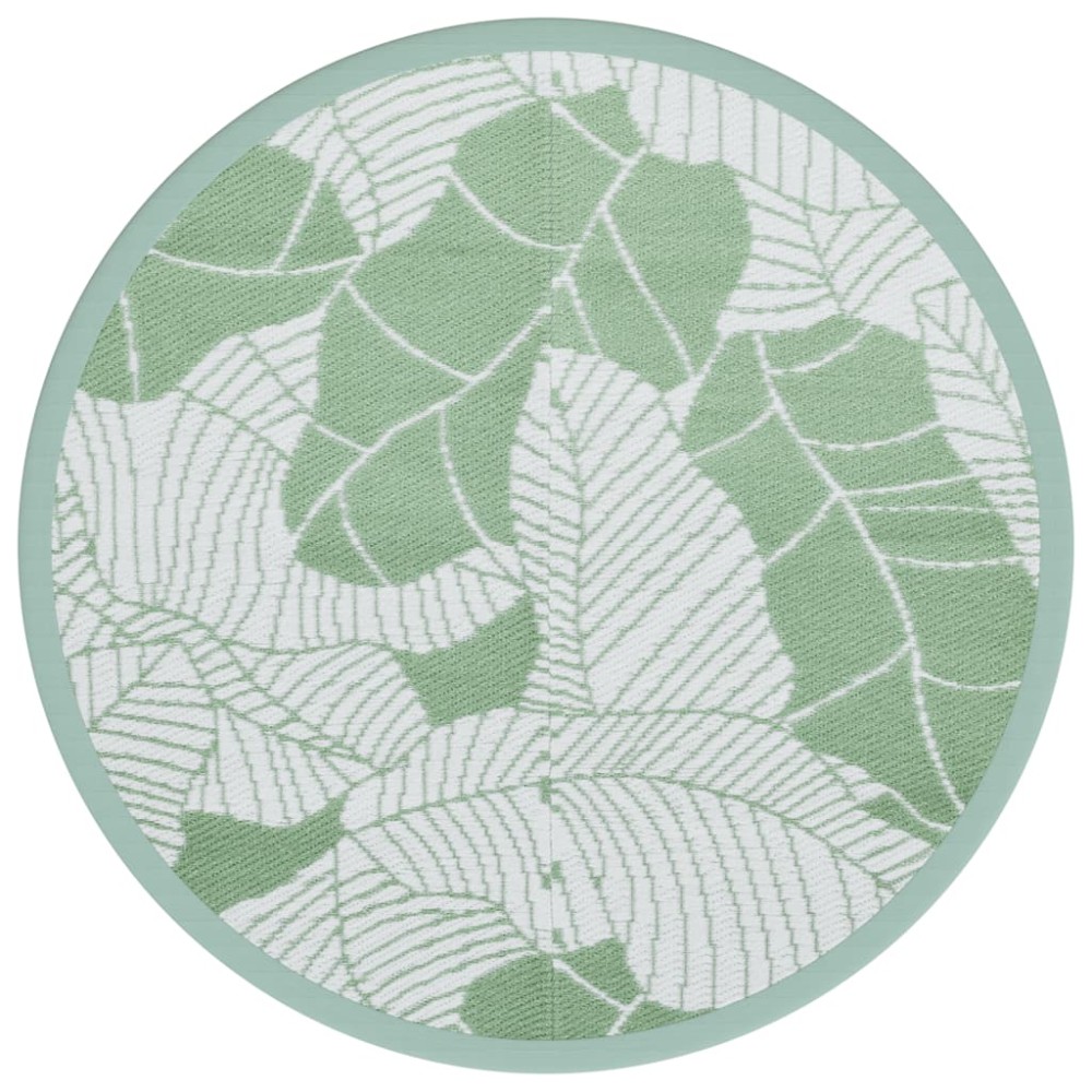 vidaXL Covor de exterior, ARAKIL verde, Ø200 cm, PP
