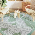 vidaXL Covor de exterior, ARAKIL verde, Ø200 cm, PP vidaXL Covor de exterior, ARAKIL verde, Ø200 cm, PP