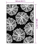 vidaXL Covor de exterior, ARAKIL verde, 140x200 cm, PP vidaXL Covor de exterior, ARAKIL verde, 140x200 cm, PP