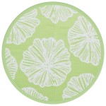 vidaXL Covor de exterior, ARAKIL verde, Ø120 cm, PP vidaXL Covor de exterior, ARAKIL verde, Ø120 cm, PP