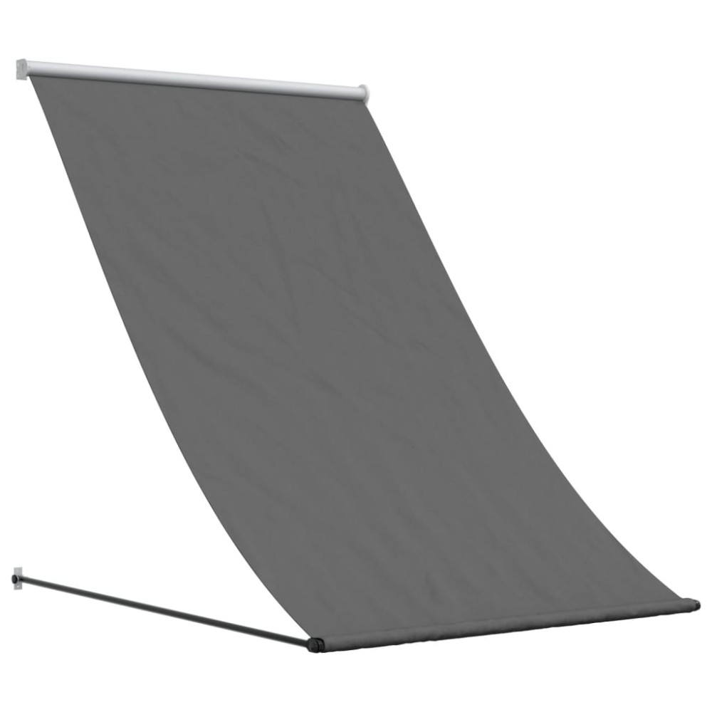 vidaXL Copertină retractabilă, antracit, 150x150 cm, țesătură și oțel