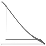 vidaXL Copertină retractabilă, antracit, 150x150 cm, țesătură și oțel