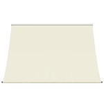 vidaXL Copertină retractabilă, crem, 200x150 cm, țesătură și oțel