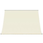 vidaXL Copertină retractabilă, crem, 250x150 cm, țesătură și oțel