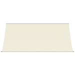 vidaXL Copertină retractabilă, crem, 300x150 cm, țesătură și oțel