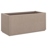 vidaXL Jardinieră de grădină, maro deschis, 80x36x35 cm, PP vidaXL Jardinieră de grădină, maro deschis, 80x36x35 cm, PP