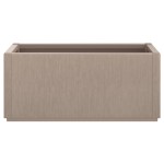 vidaXL Jardinieră de grădină, maro deschis, 80x36x35 cm, PP vidaXL Jardinieră de grădină, maro deschis, 80x36x35 cm, PP