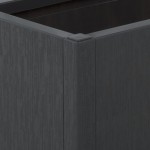 vidaXL Jardinieră de grădină cu spalier, gri închis, 80x36x140 cm, PP