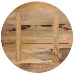 vidaXL Blat de masă rotund, Ø 50x2,5 cm, lemn masiv de mango brut vidaXL Blat de masă rotund, Ø 50x2,5 cm, lemn masiv de mango brut