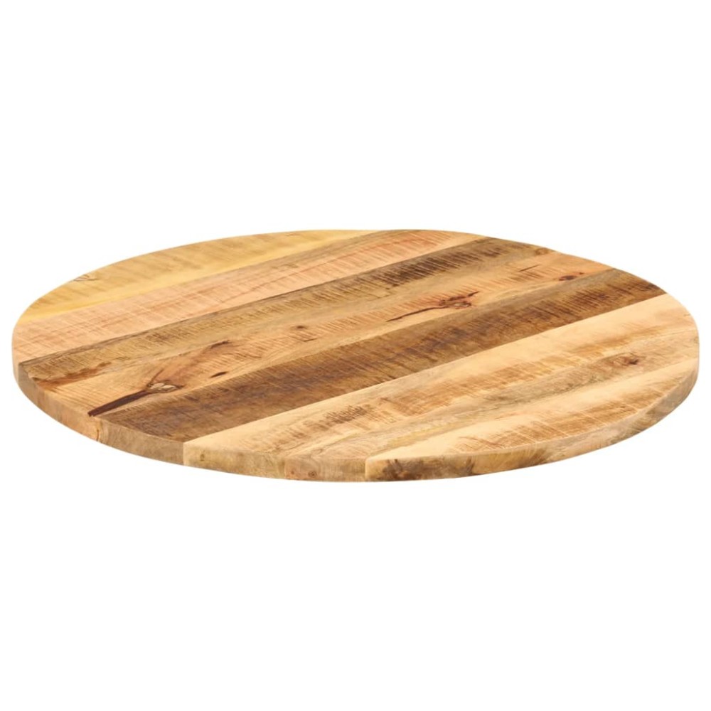 vidaXL Blat de masă rotund, Ø 70x1,5 cm, lemn masiv de mango brut