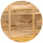 vidaXL Blat de masă rotund, Ø 70x1,5 cm, lemn masiv de mango brut vidaXL Blat de masă rotund, Ø 70x1,5 cm, lemn masiv de mango brut
