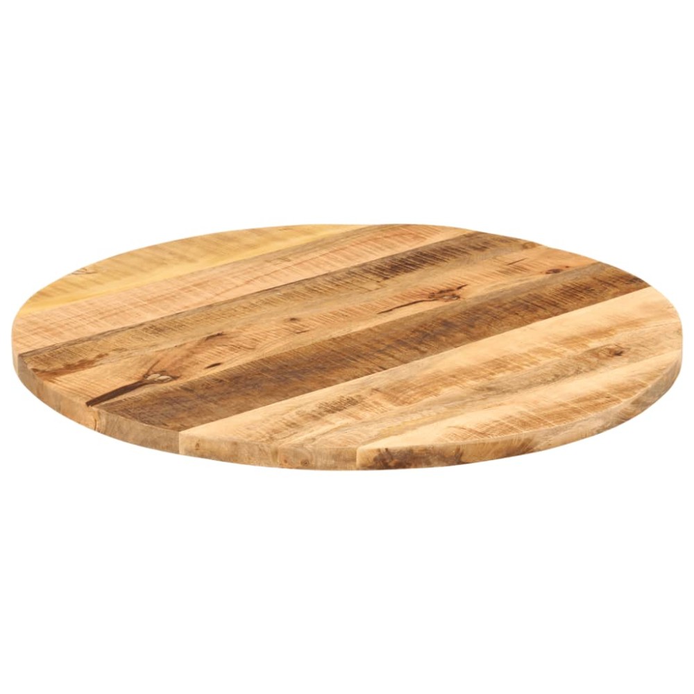 vidaXL Blat de masă rotund, Ø 70x3,8 cm, lemn masiv de mango brut
