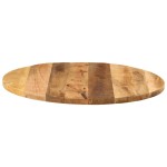 vidaXL Blat de masă rotund, Ø 80x2,5 cm, lemn masiv de mango brut vidaXL Blat de masă rotund, Ø 80x2,5 cm, lemn masiv de mango brut