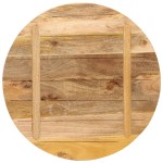 vidaXL Blat de masă rotund, Ø 80x2,5 cm, lemn masiv de mango brut vidaXL Blat de masă rotund, Ø 80x2,5 cm, lemn masiv de mango brut