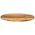 vidaXL Blat de masă, Ø 80x3,8 cm, lemn masiv de mango brut, rotund