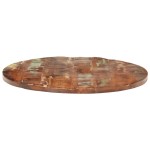 vidaXL Blat de masă rotund, Ø 80x1,5 cm, lemn masiv reciclat vidaXL Blat de masă rotund, Ø 80x1,5 cm, lemn masiv reciclat