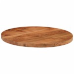 vidaXL Blat de masă rotund, Ø60x2,5 cm, lemn masiv de acacia vidaXL Blat de masă rotund, Ø60x2,5 cm, lemn masiv de acacia