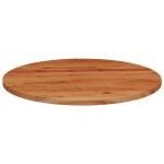 vidaXL Blat de masă rotund, Ø80x2,5 cm, lemn masiv de acacia vidaXL Blat de masă rotund, Ø80x2,5 cm, lemn masiv de acacia
