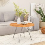 vidaXL Blat de masă rotund, Ø80x3,8 cm, lemn masiv de acacia vidaXL Blat de masă rotund, Ø80x3,8 cm, lemn masiv de acacia