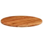 vidaXL Blat de masă rotund, Ø80x3,8 cm, lemn masiv de acacia vidaXL Blat de masă rotund, Ø80x3,8 cm, lemn masiv de acacia