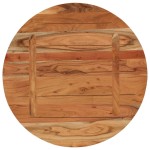 vidaXL Blat de masă rotund, Ø80x3,8 cm, lemn masiv de acacia vidaXL Blat de masă rotund, Ø80x3,8 cm, lemn masiv de acacia
