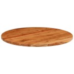 vidaXL Blat de masă rotund, Ø90x2,5 cm, lemn masiv de acacia vidaXL Blat de masă rotund, Ø90x2,5 cm, lemn masiv de acacia