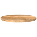 vidaXL Blat de masă rotund, Ø 40x3,8 cm, lemn masiv de mango brut vidaXL Blat de masă rotund, Ø 40x3,8 cm, lemn masiv de mango brut