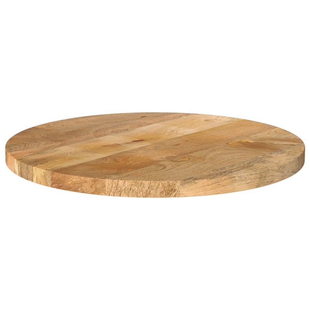 vidaXL Blat de masă rotund, Ø 60x3,8 cm, lemn masiv de mango brut